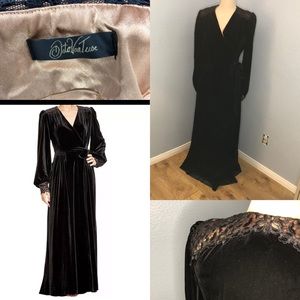 NWOT Dita Von Teese velvet DAHLIA retro Robe M
